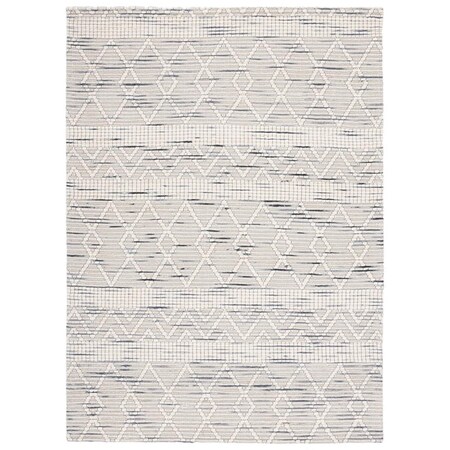 Safavieh 8 x 10 ft. Marbella Contemporary Rectangle Hand Loomed Rug Ivory & Grey MRB902F-8